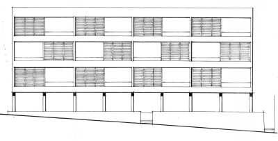 הבניאים 4 - היתר 1961 - חזית
